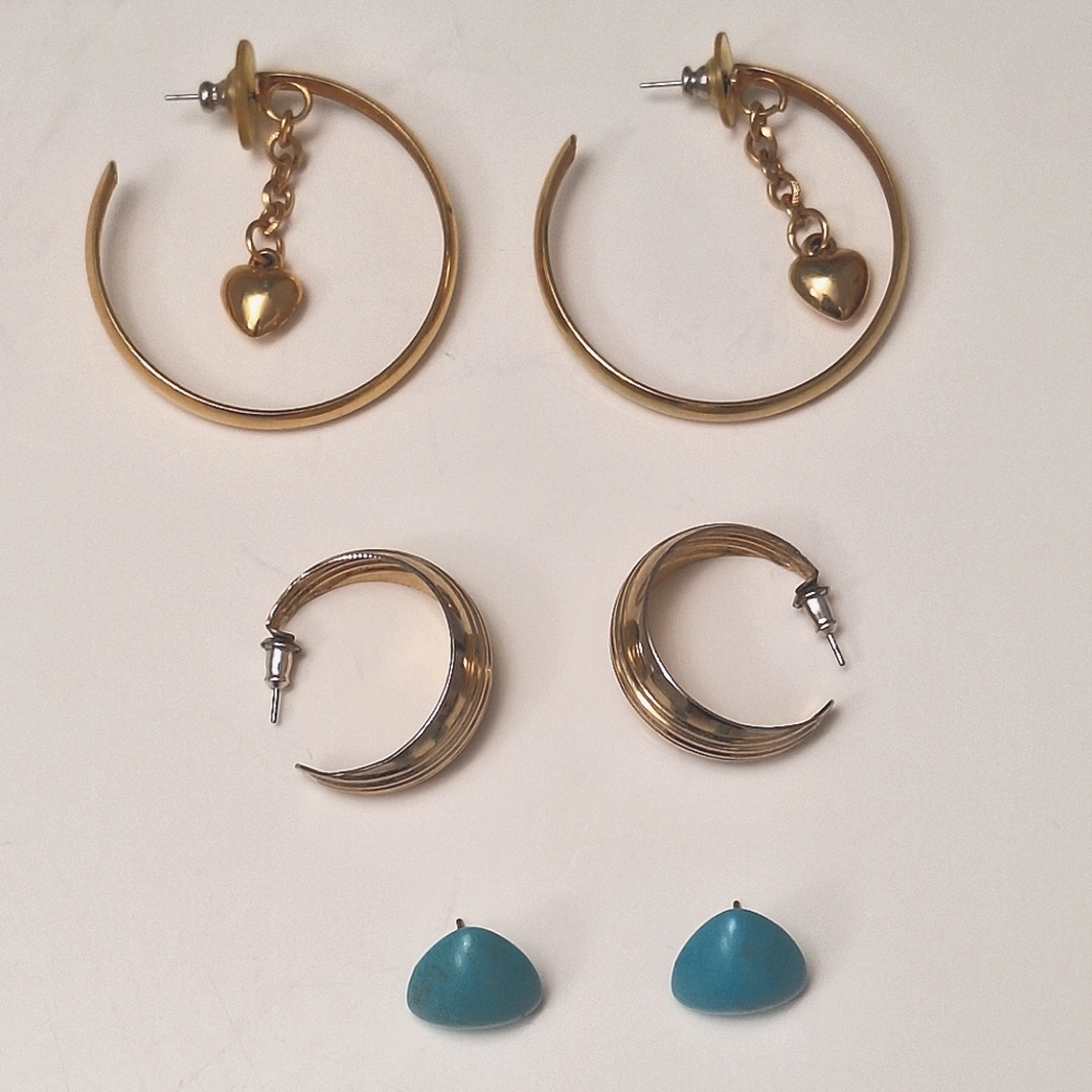 (3) Pairs of Earrings